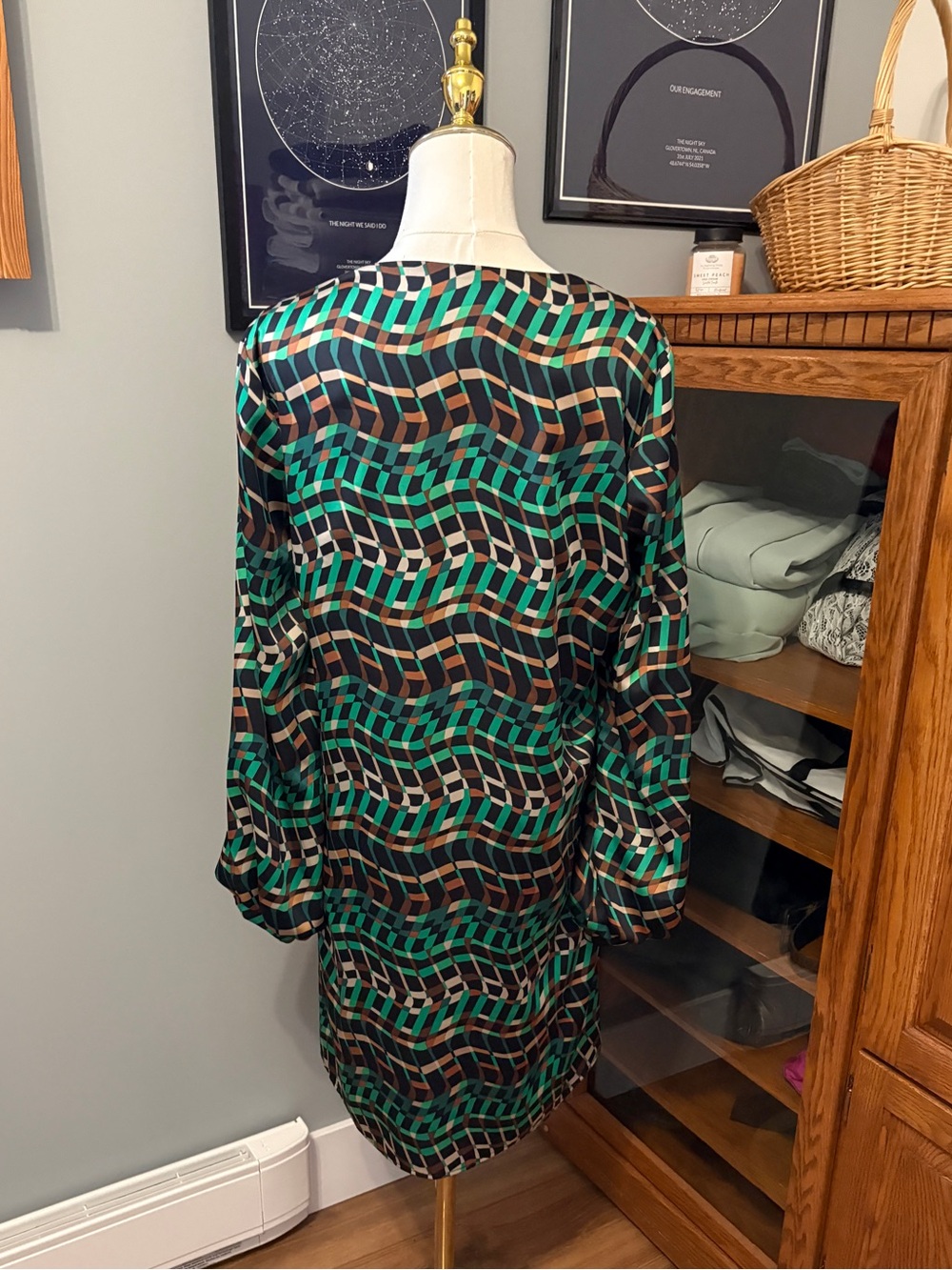 Joseph Ribkoff Geometric Mini Shift Dress - Picture 10 of 13
